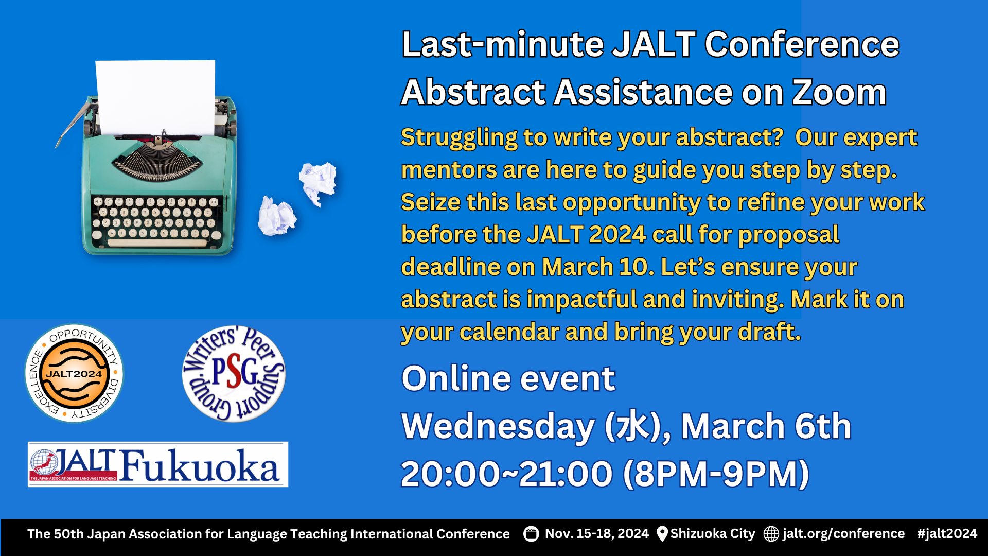Workshop information