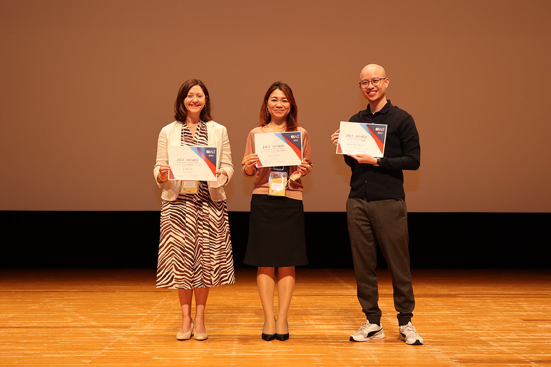 Left to right: Jo Mynard, Kazumi Kato, Jackson Koon Yat Lee