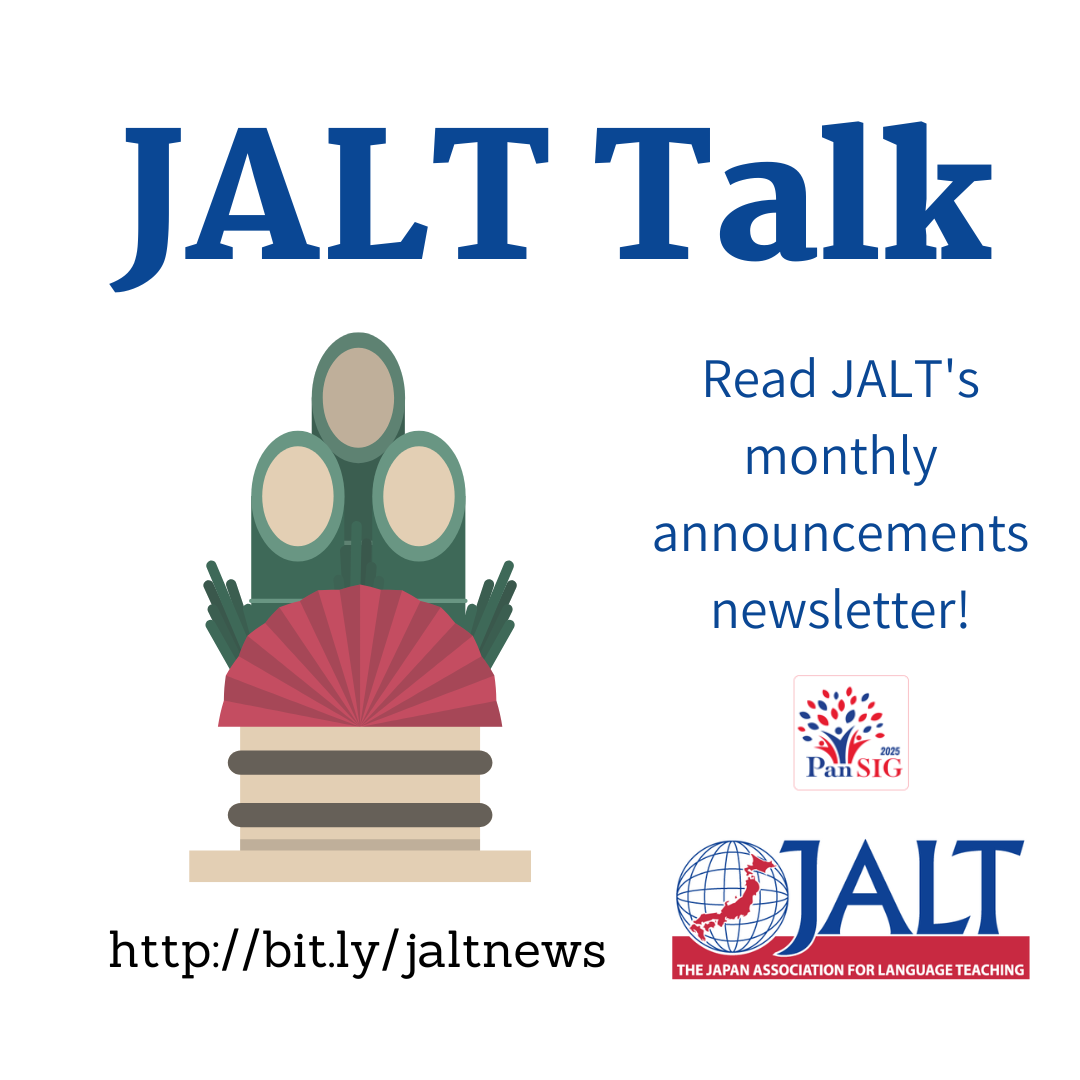 JALT Talk ad with new year theme