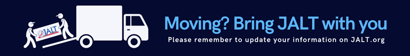 Moving? Bring JALT with you